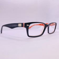 Ray-Ban Eyeglasses Frames RB 5206 2479 52 18 140 Black Red Logo Txt Authentic