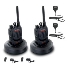2 x Motorola BPR40 Mag One Series 4W 8-Channel UHF Two-Way Radio - Bundle