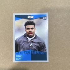 SAGE 2016 Hit All-Rookie Team Prospect Ezekiel Elliott #59 Rookie Football Card. rookie card picture