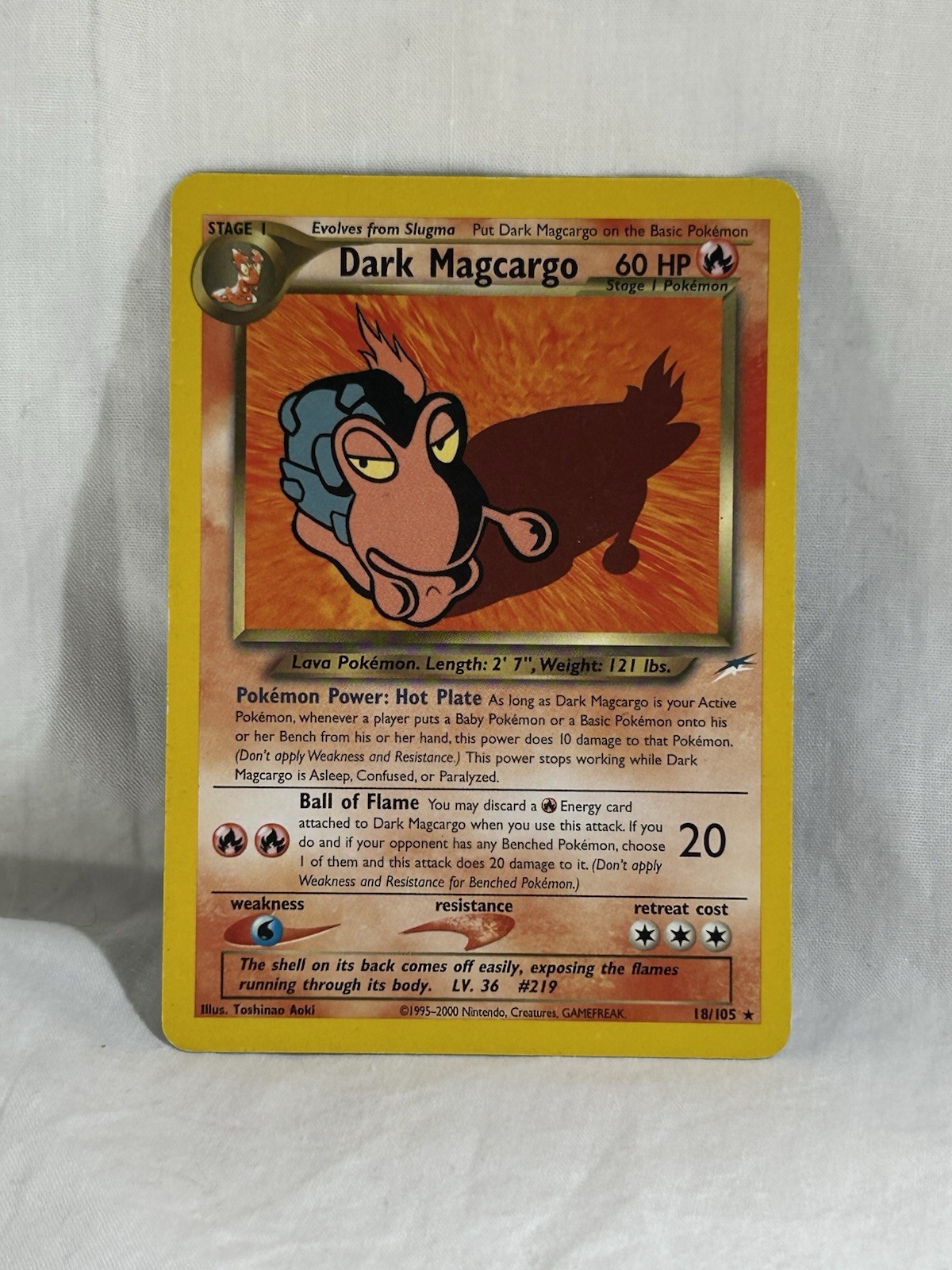 Pokémon TCG - Dark Magcargo 18/105 - RARE