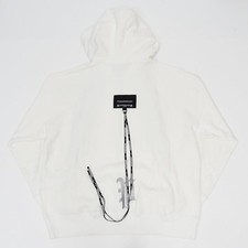 Phenomenon x Mastermind Hoodie Zip-up White Size-M Multi Cord Flag Tops Men's