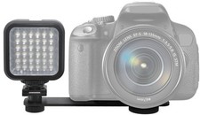 LED Light Kit With 2 Battery Charger for Sony DSLR-A380 SLT-A35K SLT-A33L