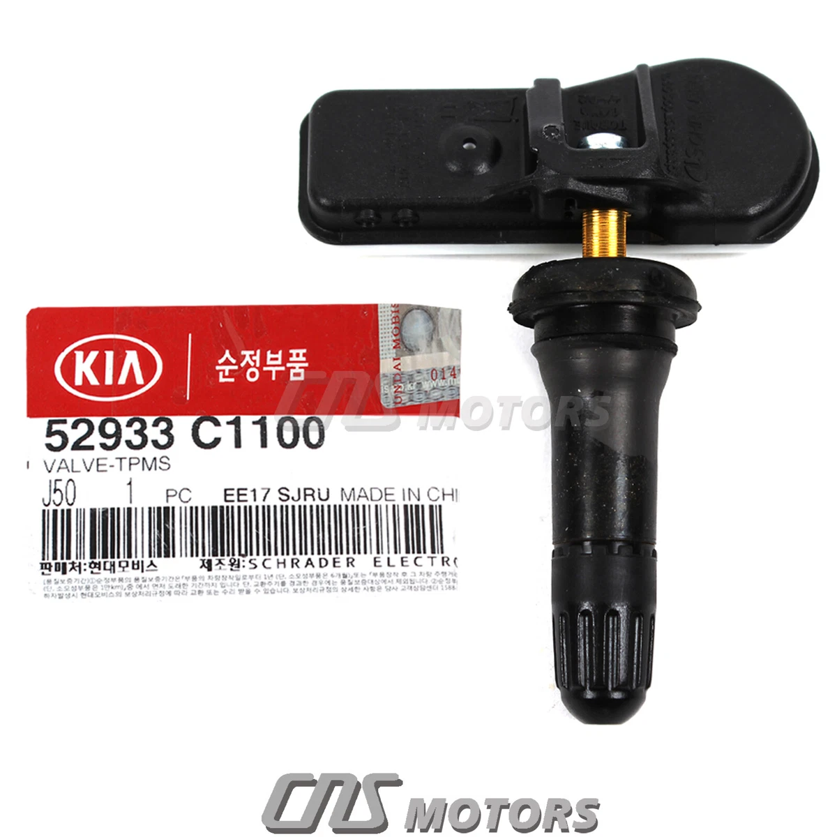 Sensor TPMS Para Hyundai - 52933C1100, Compatible Con Tucson, Creta, IX25, Sonata (2015-2019), 4 Piezas