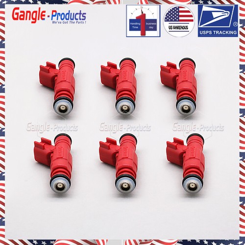 Nuevo 0280155934 Juego (6) Inyectores de Combustible para Dodge Dakota 2000-2003 3.9L V6 - Imagen 2 de 7