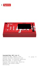 Supreme Akai Mpc Live Ii (red) Ss21