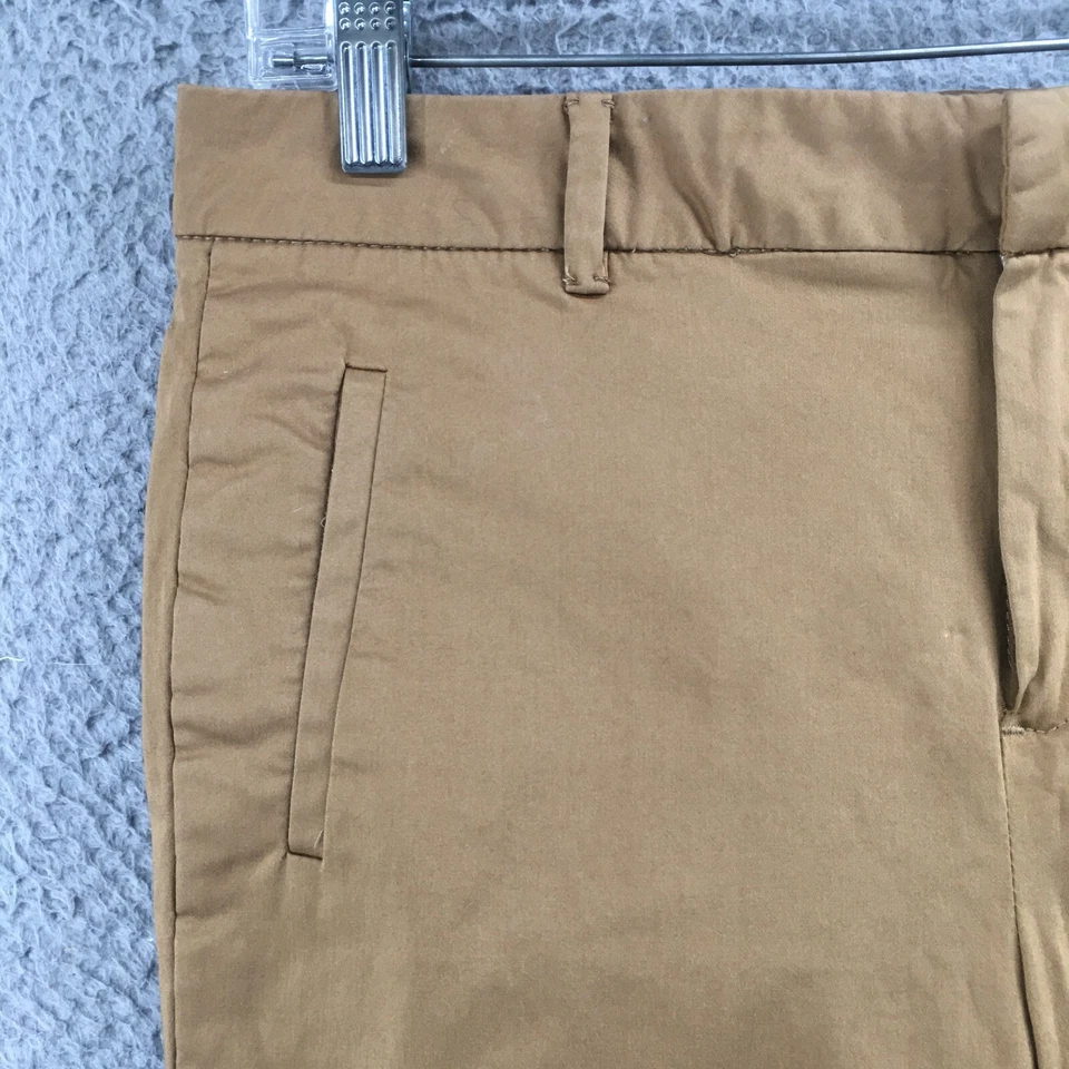Pantalones chinos Massimo Dutti con puños para mujer (30X28 real) beige tiro medio informal cremallera Foto 4 de 4