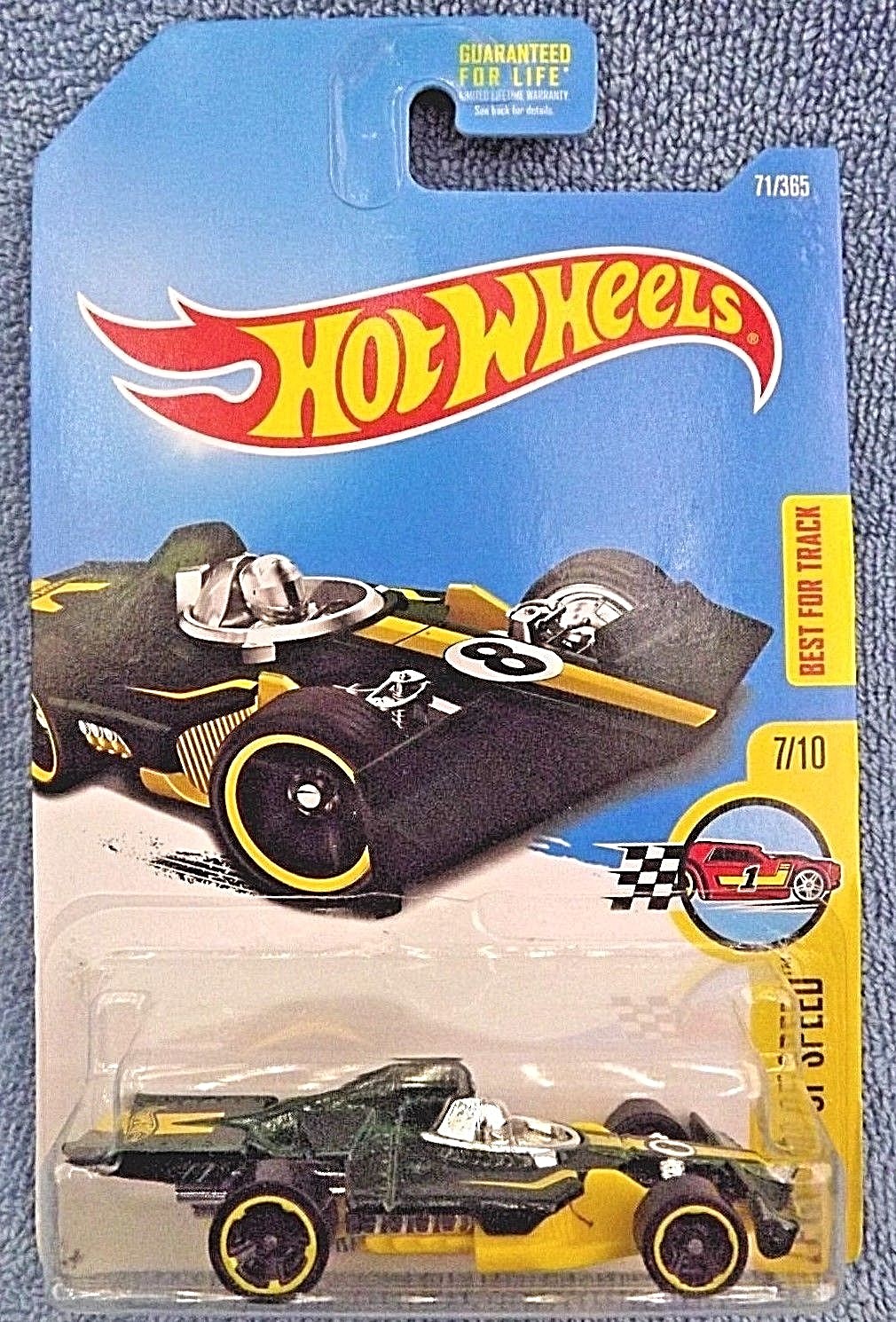 2017 Hot Wheels #71 Legends of Speed 7/10 FORMULA FLASHBACK Green wBlack MC Sp