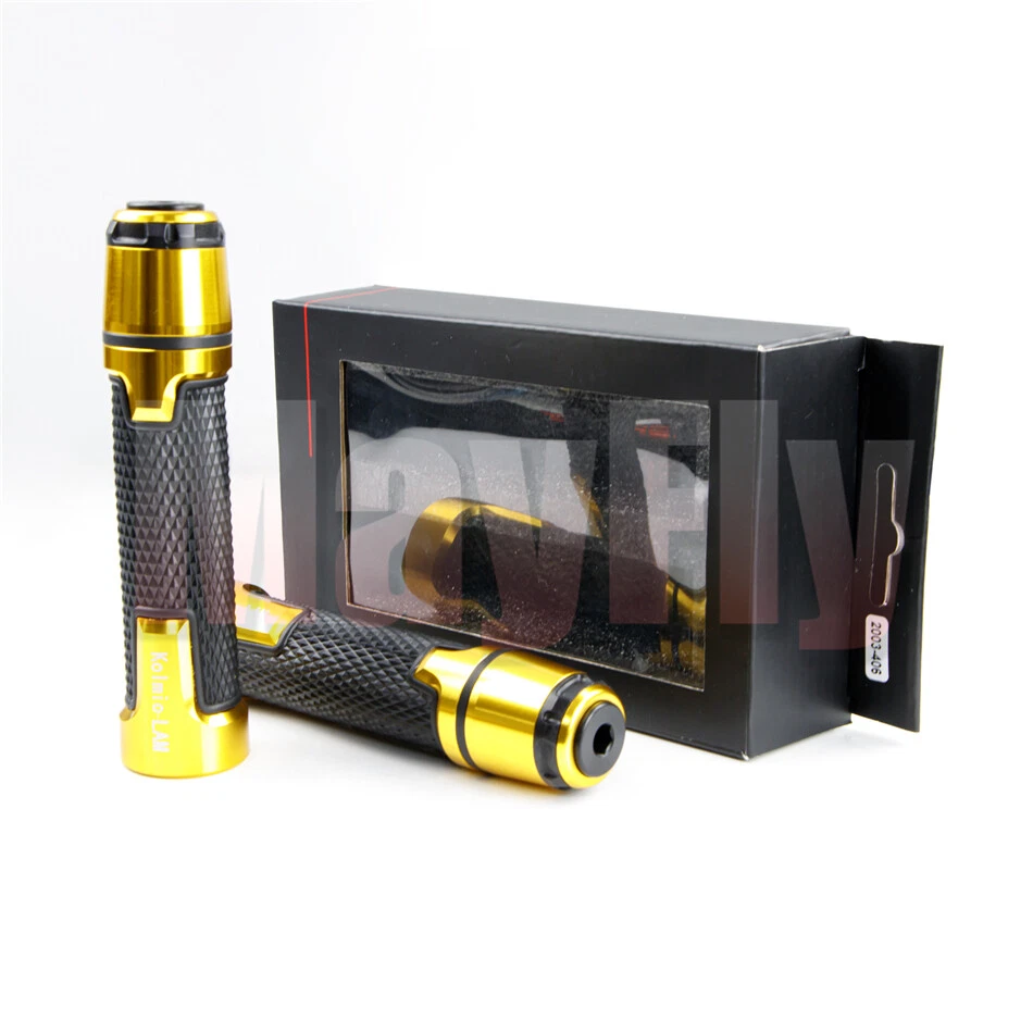 Empuñaduras de manillar de 7/8" con tapa de extremos aptas para GSXR600/750/1000 SV650 GSX1300R GSF1250 Foto 2 de 4