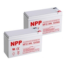 NP12-9Ah  F2 2pcs 12V 9Ah Rechargeable Sealed Lead Acid APC UPS Battery