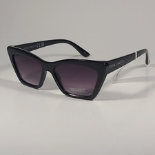 Vince Camuto Cat Eye Sunglasses Black Frame Smoke Gradient Lens VC899 OX