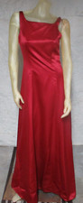 Davids Bridal Full Length Bridesmaid Dress Gown or Formal Gown Size 4 Cherry Red