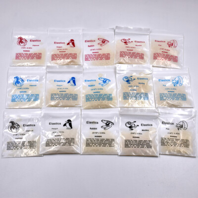 #ad Dental Orthodontic Rubber Bands Ortho Elastics Latex Braces 15 Sizes for Choice $161.49