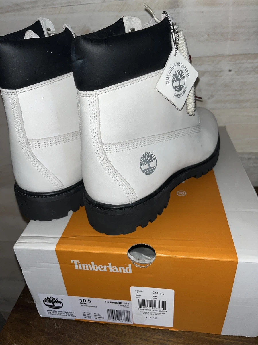 Red and deals white timberland