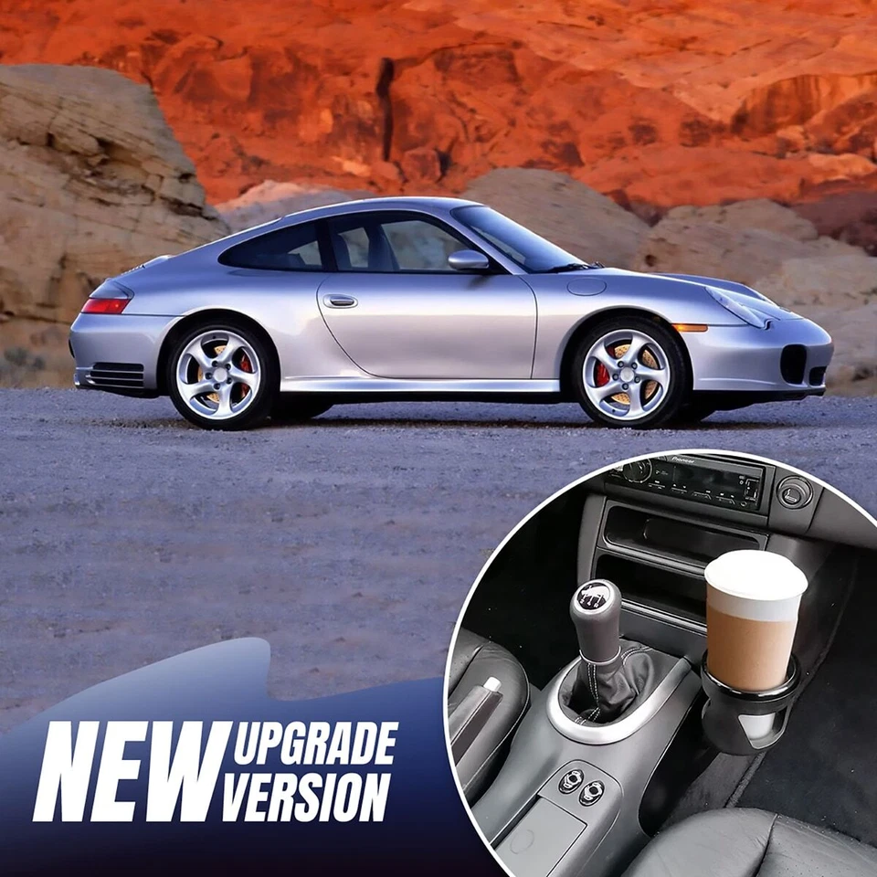 Center Console Water Cup Holder For Porsche 911 996 for Boxster 986 1999-2004 Foto 3 de 4