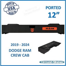 2019-2024 Dodge Ram Crew Cab Truck Sub Box 12" Dual Ported Subwoofer Enclosure