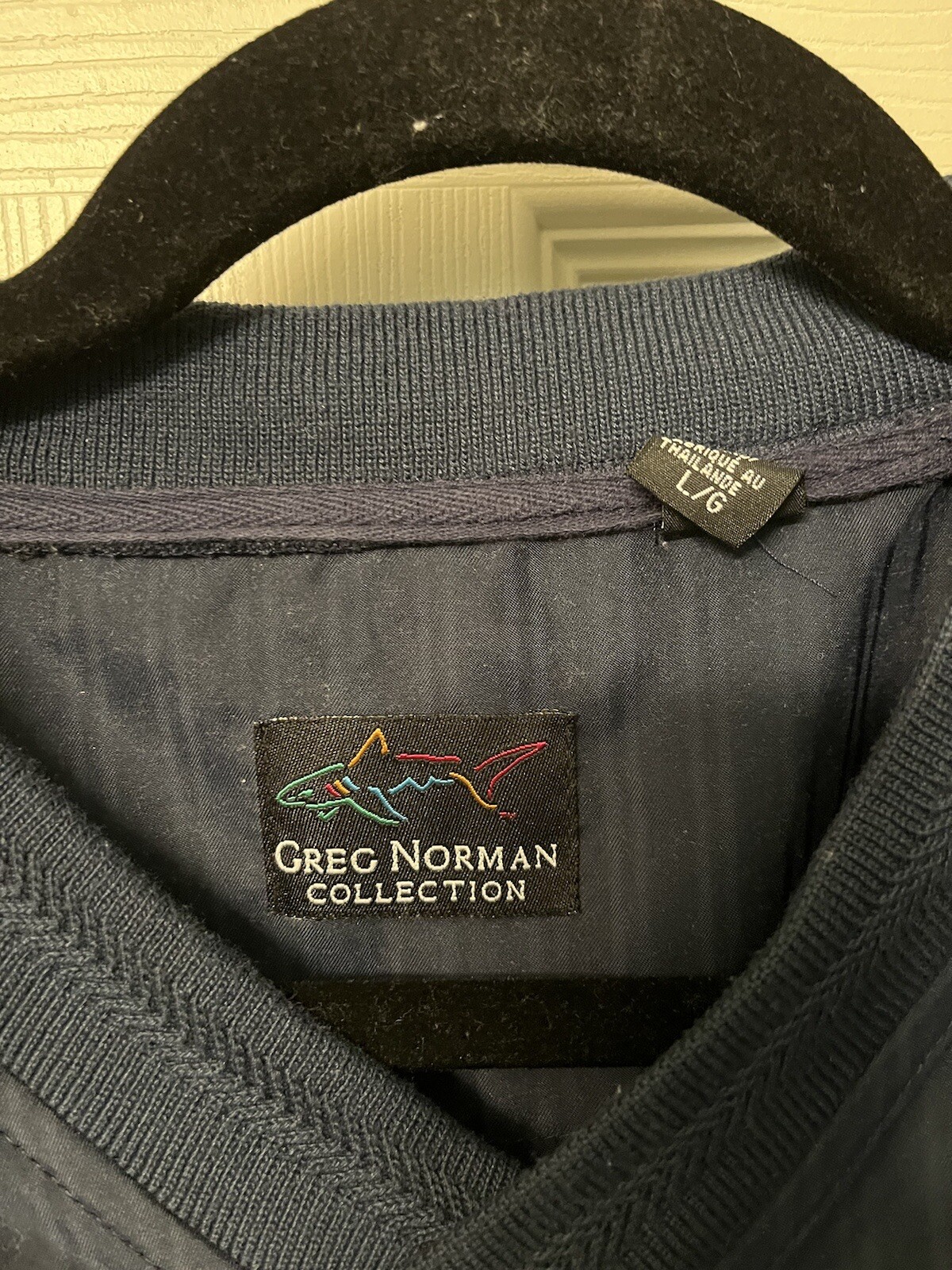 Greg Norman Collection Blue Pullover Windbreaker … - image 3