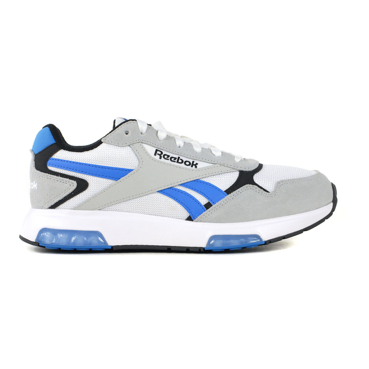 Reebok Shoes Mens Size 9‎ White Blue Grey Glide DMX Microbubble Retro 1000201251 Amazon.com | Reebok Unisex Glide DMX Sneaker | Sneakers main image 4