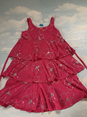 hot pink girls dress Ashley Lauren Kids 8271 Size 6 Hot Pink Girls Pageant Dress Crystal Long Sleeve A Line Pageant Dress Beaded Gown