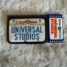 NIP Universal Studios Hollywood California Metallic Woven Souvenir Patch Badge