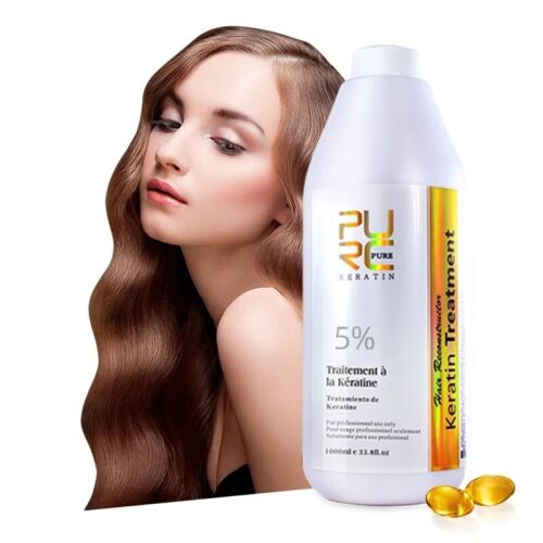 Brazilian Keratin 5% Frizzy Curly Damaged Repair Hair Straightening Treatment - Picture 3 of 14