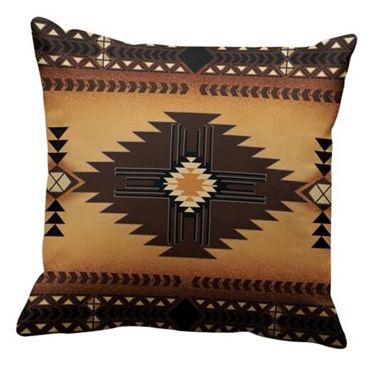 Throw Pillow Cover Santa Fe Creams South Western 20