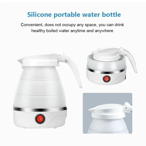 600ML Portable Collapsible Electric Water Kettle for Travel, Camping & Caravan - Picture 10 of 14