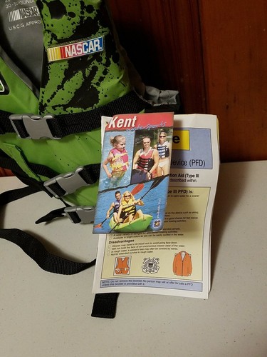 NWT Child Size Life Jacket. NASCAR #88 DALE, JR. USCG Approved, Kent Watersports - Picture 2 of 6