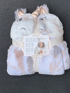 Hudson Baby® Plush Unicorn Hooded Blanket in Pink | buybuy ...