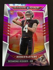 2022 Rookies & Stars Desmond Ridder Purple Prizm Airborne RC Rookie #/35