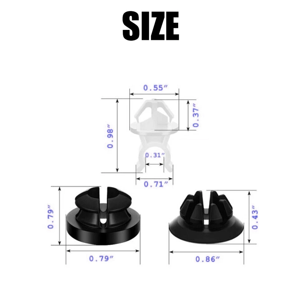 Soporte de capó de coche 3-30 piezas clip varilla de hélice para Honda Accord Odyssey Prelude Foto 2 de 4