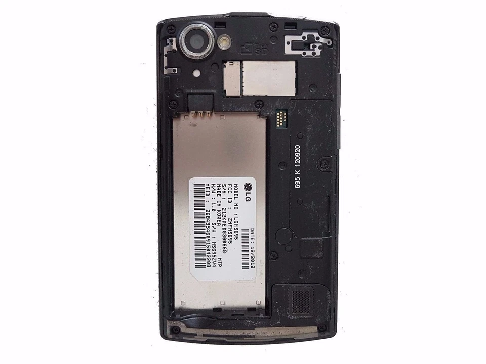 6 Lot LG Optimus M+ MS695 MetroPCS GSM Android Smartphone Cell Phone Black - Image 4 of 4