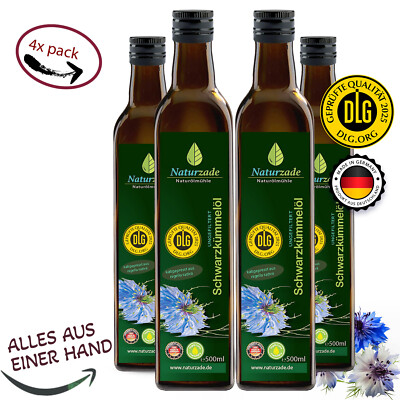Schwarzkümmelöl 2000ml,kaltgepresst, FRISCH aus eigener Ölmühle, UNGEFILTERT