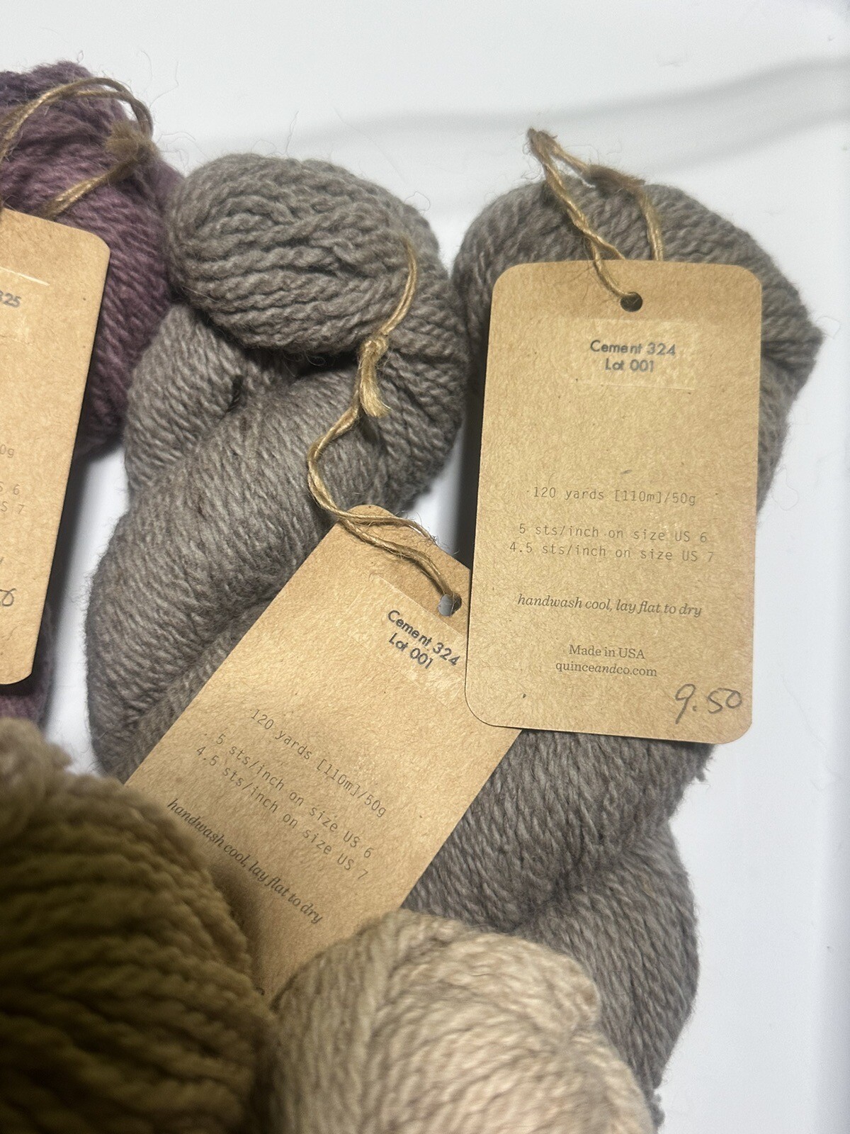 Quince & Co. Owl Yarn 7 Skeins Mixed Lot 50 Wool and 50 Alpaca 840 Yards eBay