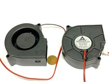 2 Pieces 5v Blower fan large 7530 75mm 7cm Radial Cooling 2Pin Centrifugal G30
