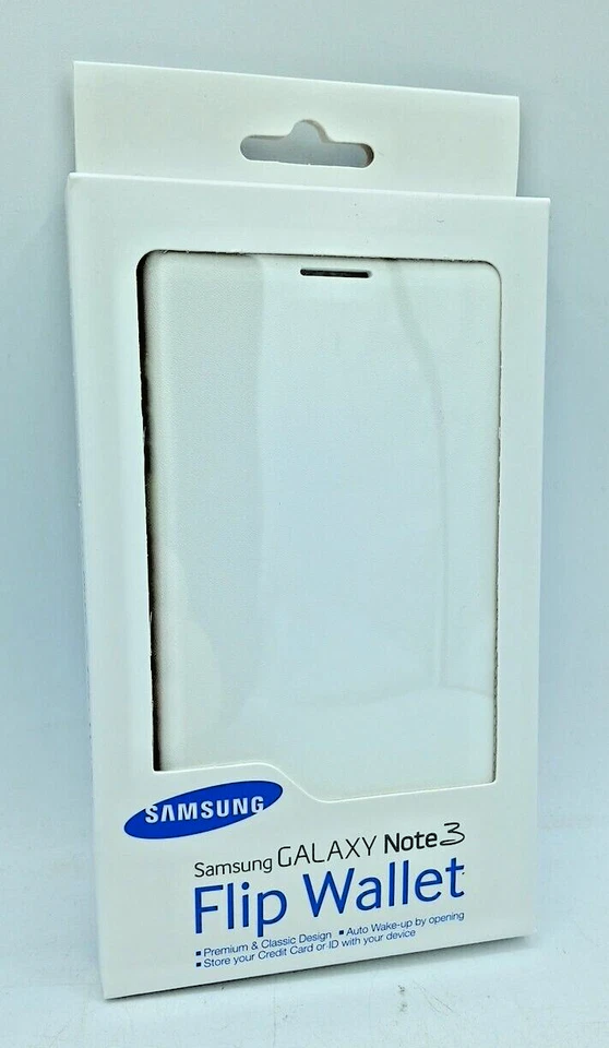 Samsung Galaxy Note 3 Flip Wallet Cover White. PC468 - Image 4 of 4
