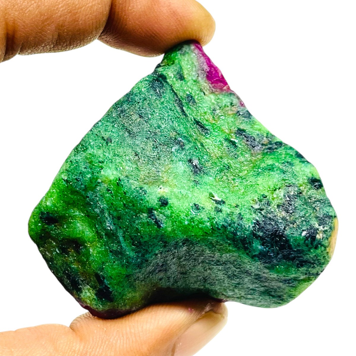 503.1 Cts Unheated Natural Ruby Ziosite Raw Rough 52x49mm Stunning