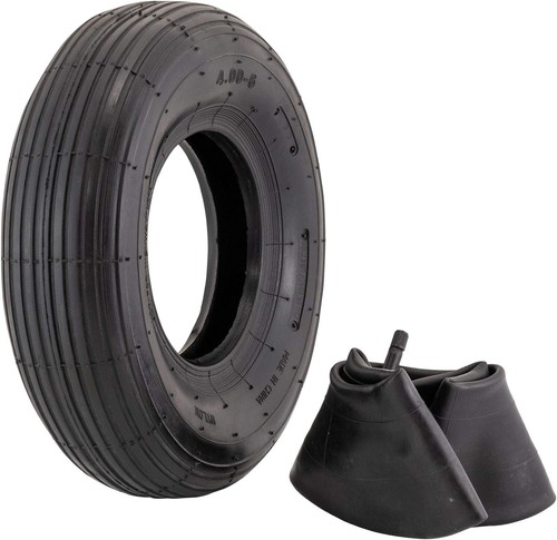 Lightweight 4.00-6 Ribbed Tire - Perfect Replacement for -Round Use - Picture 2 of 4
