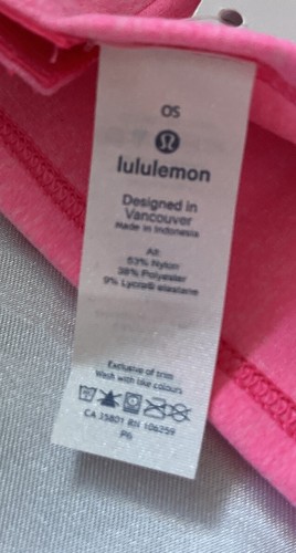 Lululemon Vinyasa Wrap NWT Heathered Pink Neon Scarf Poncho Wrap - Picture 7 of 8