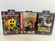 Sega Genesis Game Lot With Case And Manuals- Not Tested