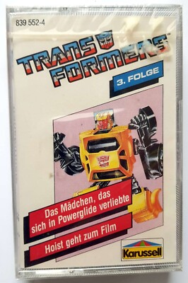 MC Hörspiel NEU OVP TRANSFORMERS 3 Mädchen Powerglide Hoist Karussell Vintage MC
