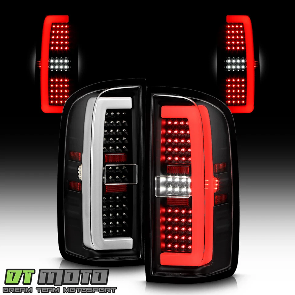 For 2015-2022 GMC Canyon/Chevy Colorado Black Full LED Tail Lights Brake Lamps - Image 2 of 4