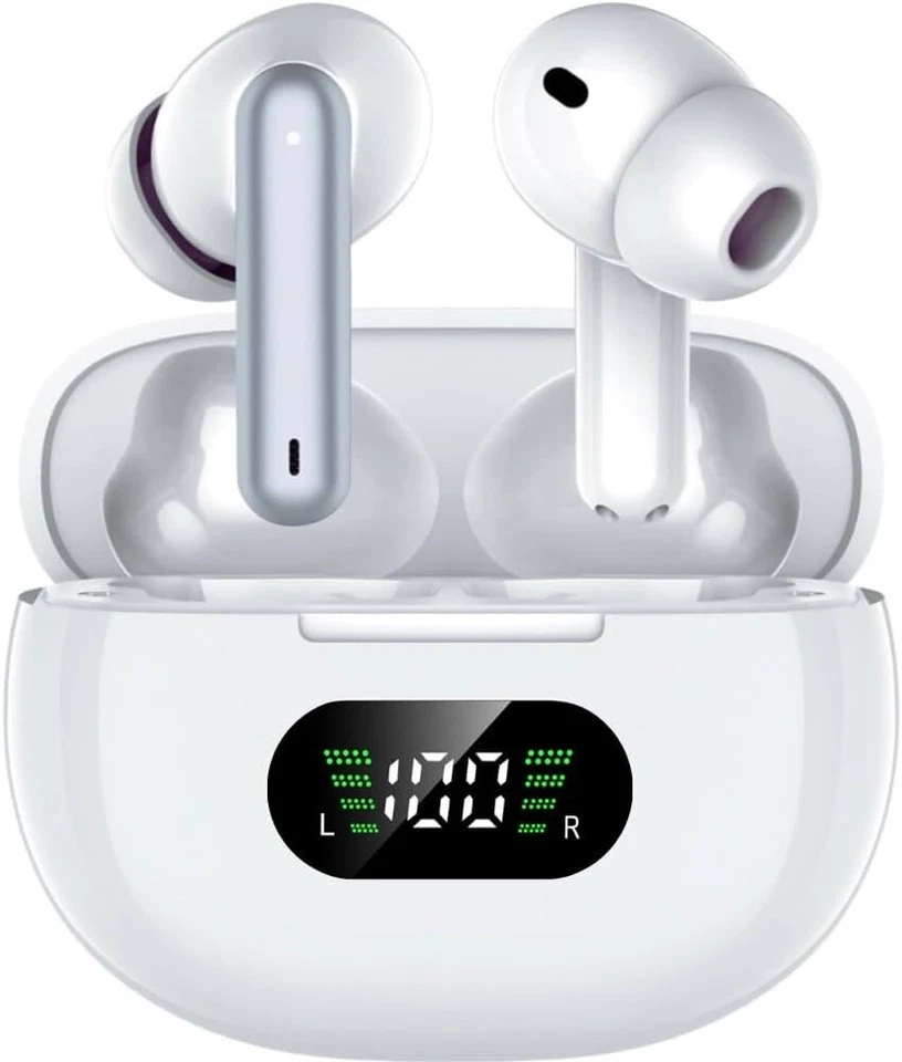 A9 Pro Earphones Wireless Bluetooth 5.4 Headset ANC Noise Reduction Mic Call - Image 3 of 3