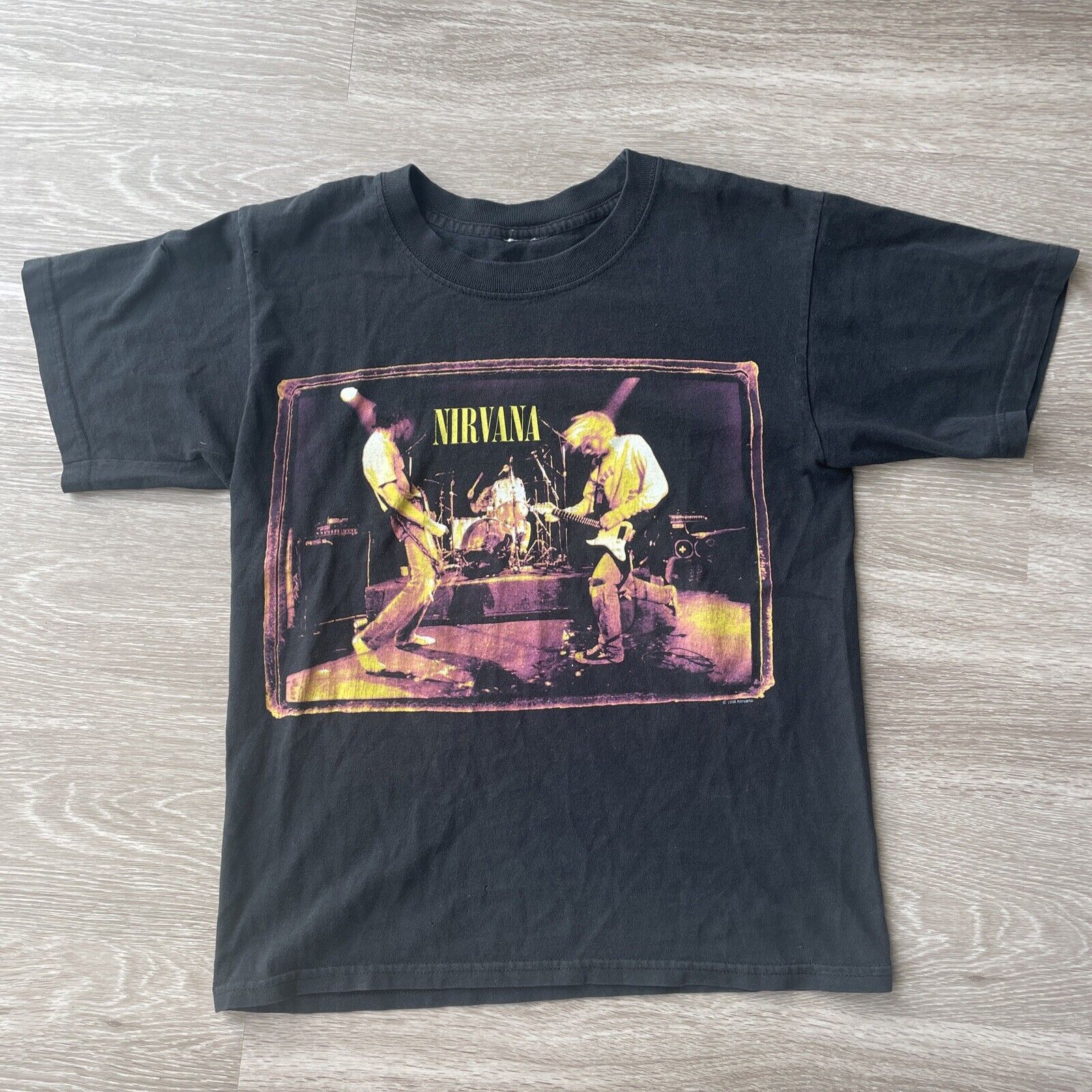 Rare VTG Nirvana From The Muddy Banks Of The Wishkah 1996 Album T Shirt 90s SZ S