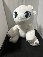 Build-A-Bear How to Train Your Dragon WHITE LIGHT FURY Plush Doll Toy 15" JZ20