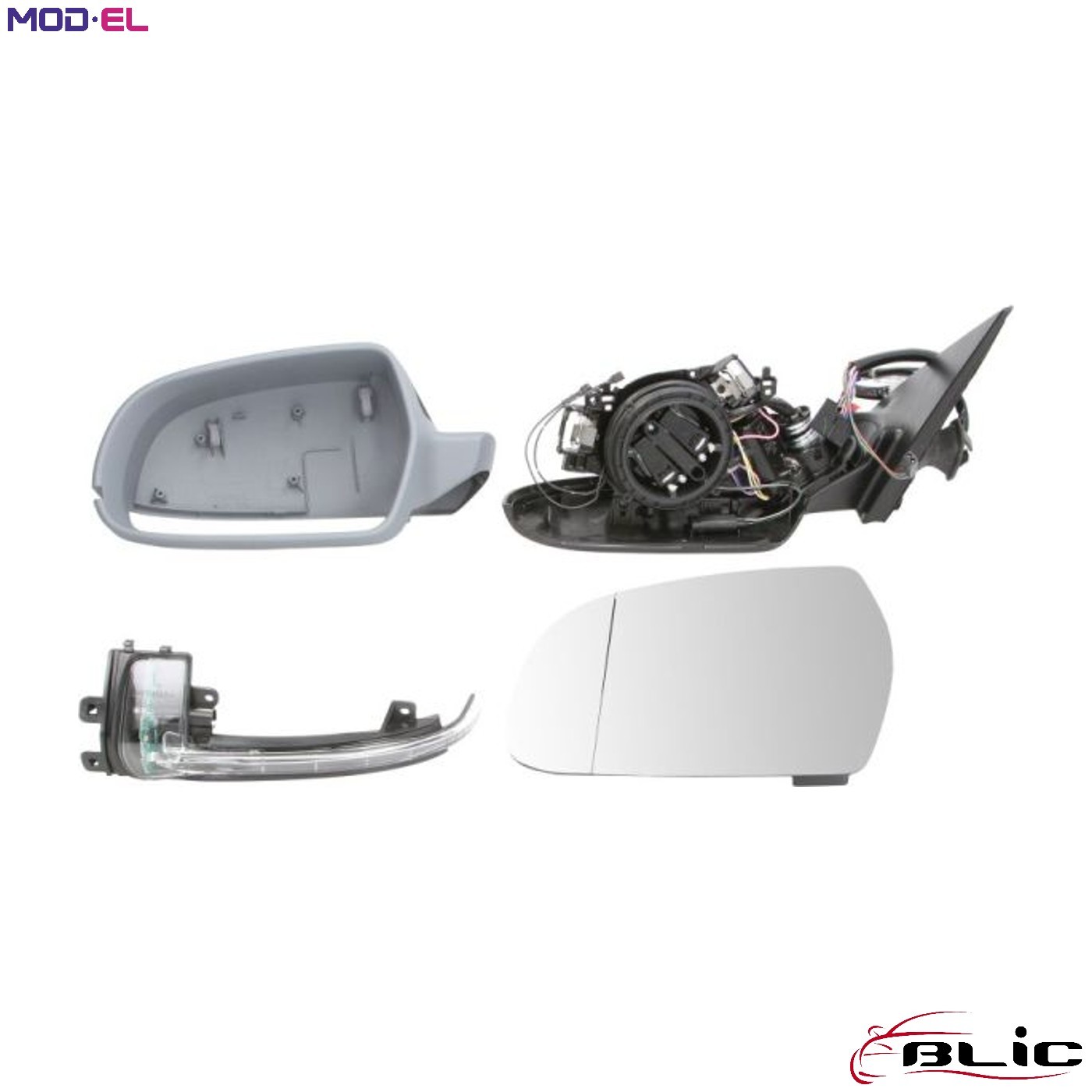 EXTERIOR MIRROR 5402-25-049333P FOR AUDI A4/S4 CPMB/CAED/CNCD/CFKA/CAEB 2.0L A4