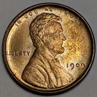 1909 - VDB - Lincoln Wheat Cent Penny - Semi Key Date Coin - Unc U94