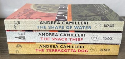Andrea Camilleri Inspector Montalbano 3 Book Lot Crime Mystery Paperback Good