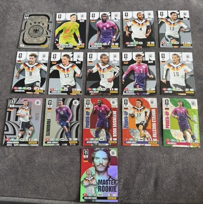 Panini Adrenalyn XL FIFA World Cup 2026 Team Set Germany 16 Cards + Free Gift 