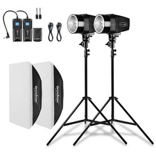 Godox Professional Studio Flash Kit for Photography, Strobe Lights Softbox