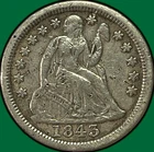 1843-P Seated Liberty Dime — photo from another recent sale